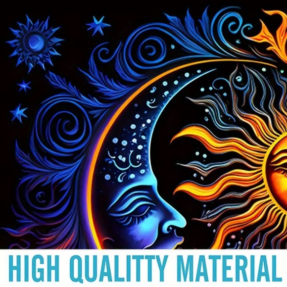 4pc Moon and Sun Bathroom Set NWT - Picture 9 of 10